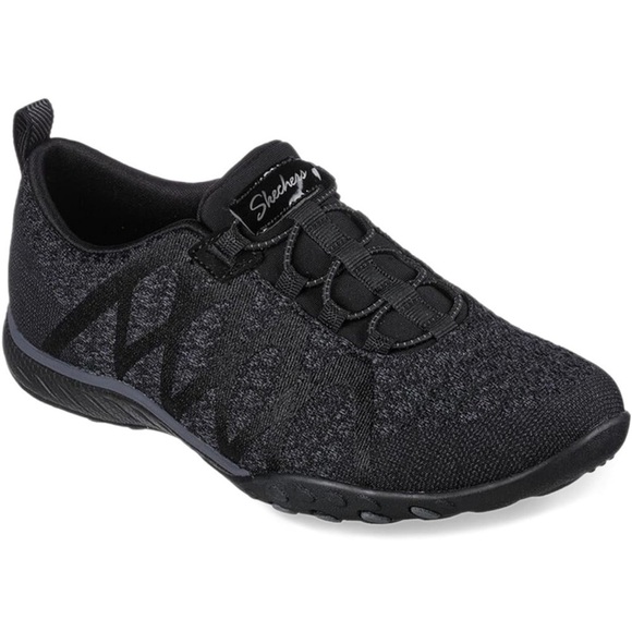 Skechers Shoes - Sketchers black slip on shoes light wear black